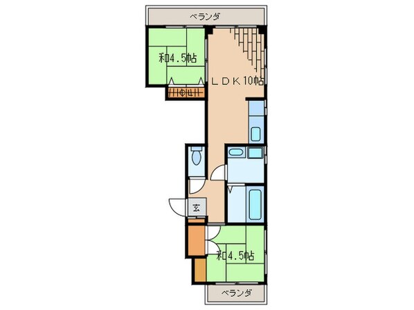 寺澤大阪屋マンションの物件間取画像